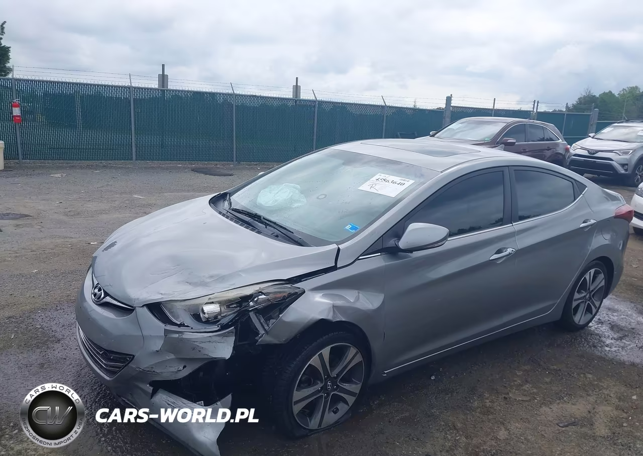 2014 Hyundai Elantra Sport VIN:KMHDH4AH5EU105988 - 2