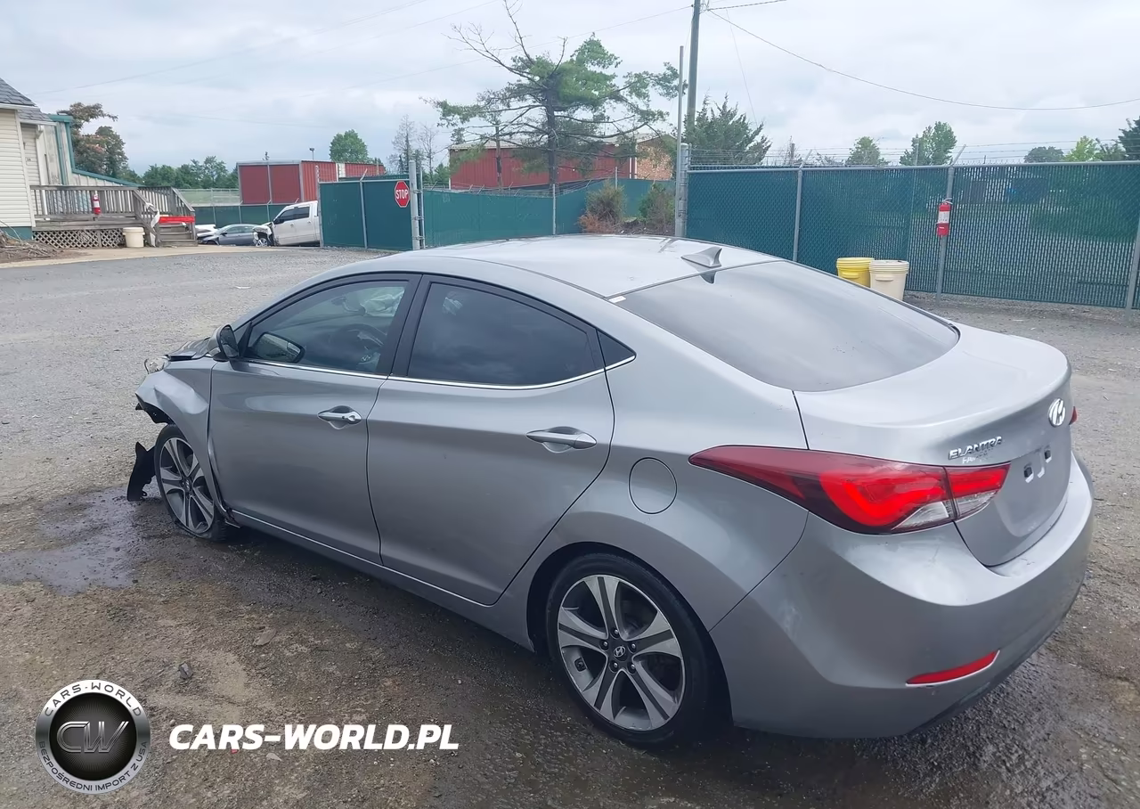 2014 Hyundai Elantra Sport VIN:KMHDH4AH5EU105988 - 3