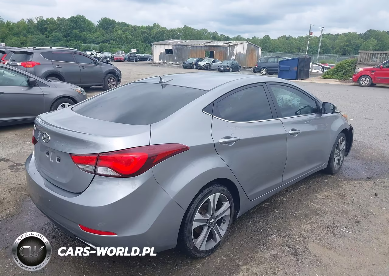 2014 Hyundai Elantra Sport VIN:KMHDH4AH5EU105988 - 4