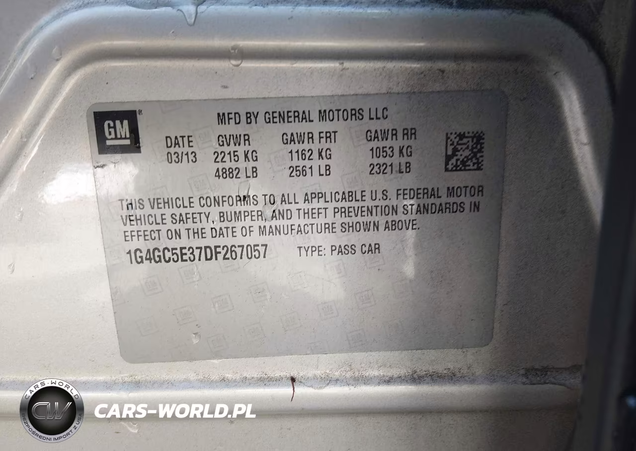 2013 Buick Lacrosse Leather Group VIN:1G4GC5E37DF267057 - 9
