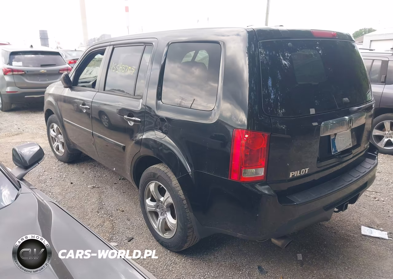 2012 Honda Pilot Ex-L VIN:5FNYF4H67CB045931 - 3