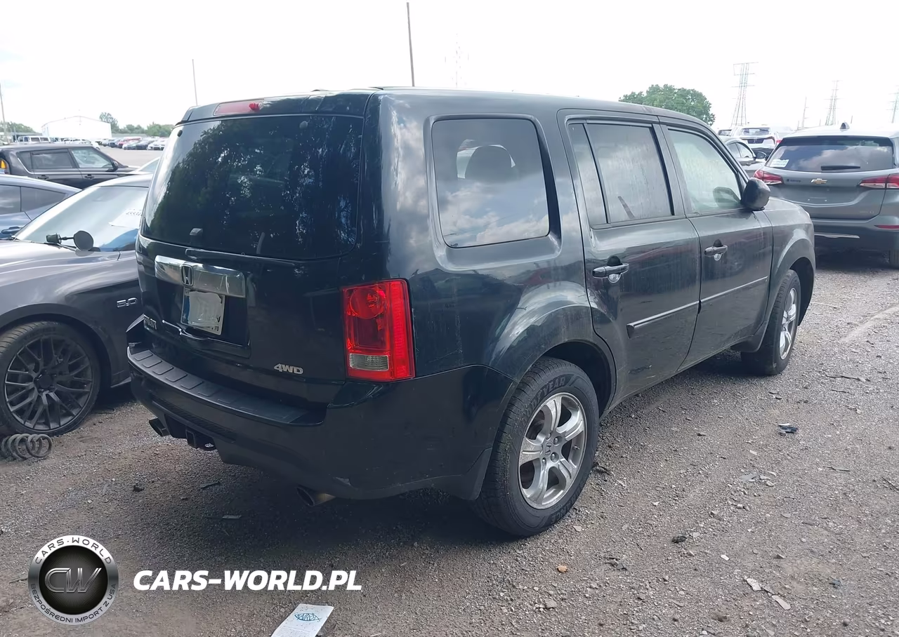 2012 Honda Pilot Ex-L VIN:5FNYF4H67CB045931 - 4