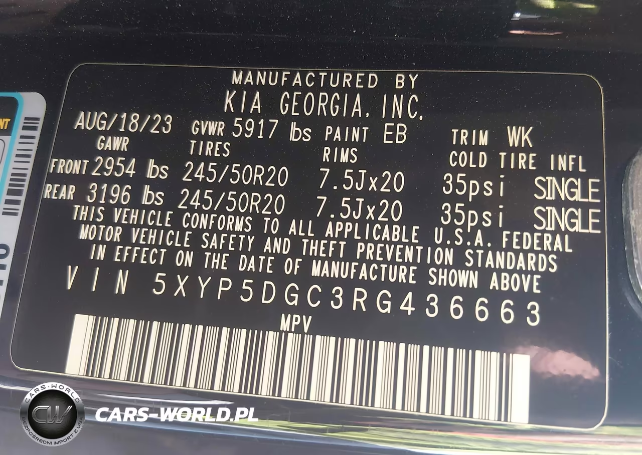 2024 Kia Telluride Sx Prestige X-Line VIN:5XYP5DGC3RG436663 - 9