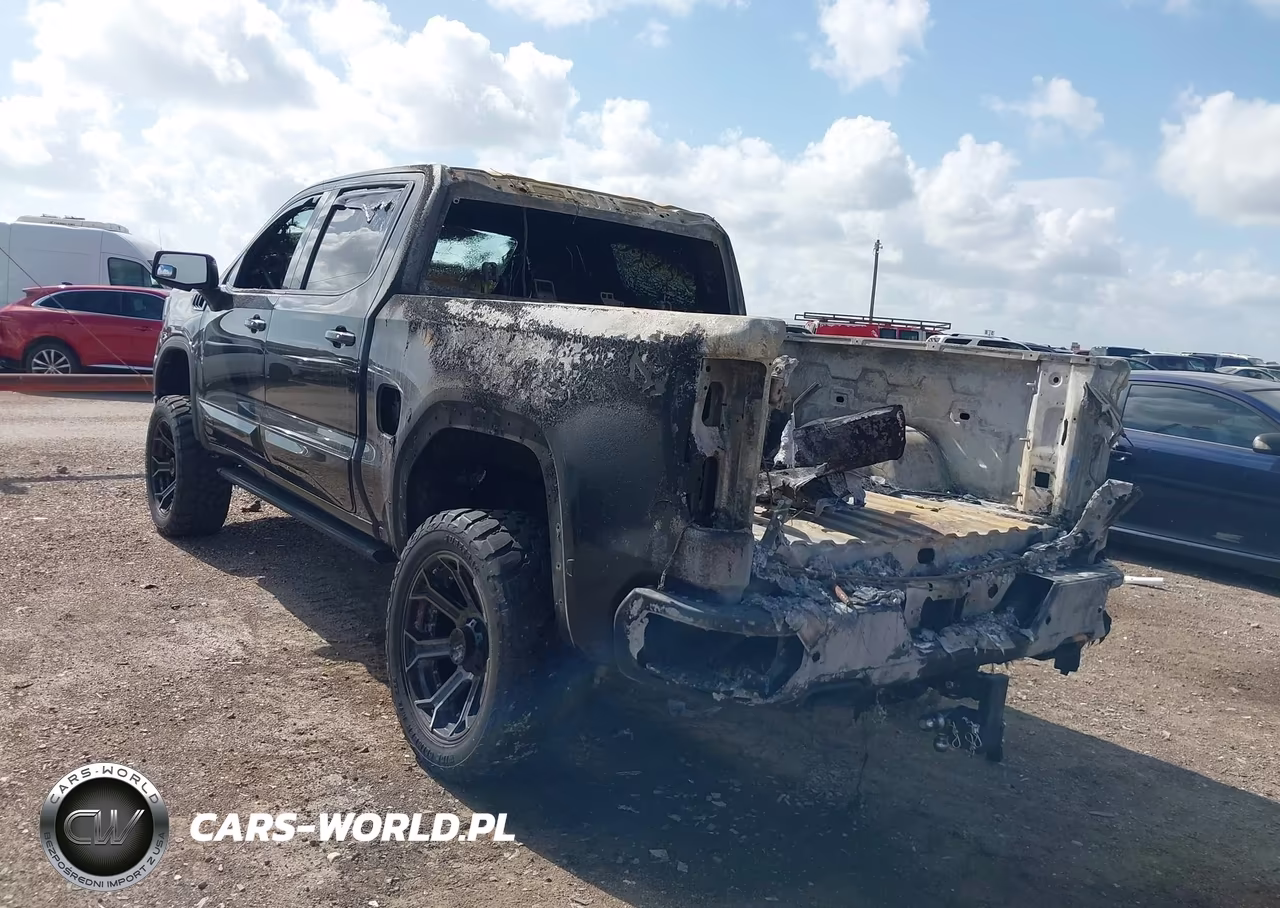 2021 GMC Sierra 1500 4Wd Short Box At4 VIN:1GTP9EEL7MZ205966 - 3