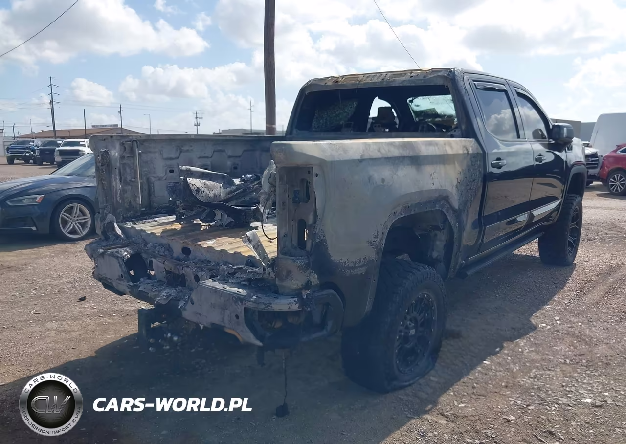 2021 GMC Sierra 1500 4Wd Short Box At4 VIN:1GTP9EEL7MZ205966 - 4