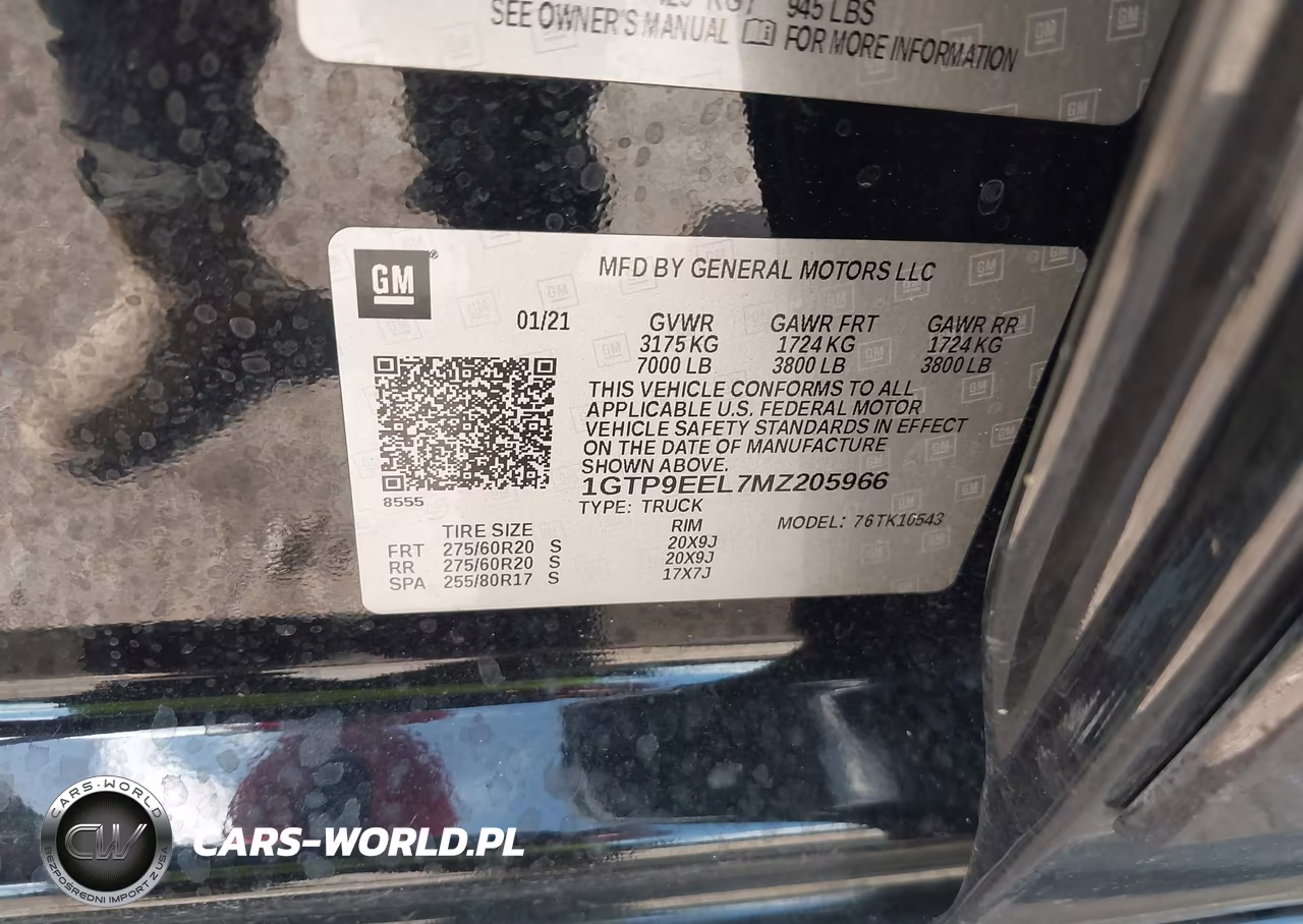 2021 GMC Sierra 1500 4Wd Short Box At4 VIN:1GTP9EEL7MZ205966 - 9
