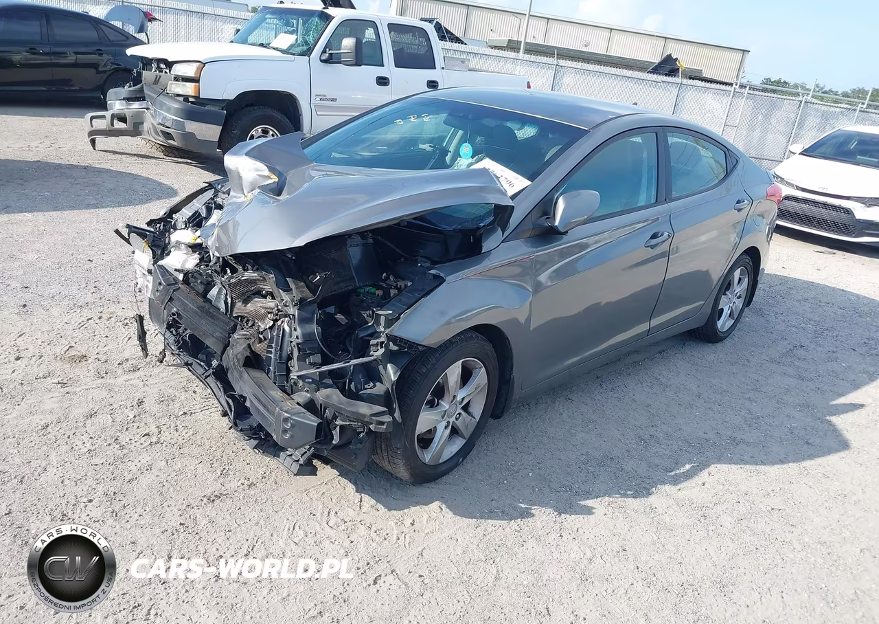 2013 Hyundai Elantra Gls VIN:5NPDH4AE2DH317489 - 2