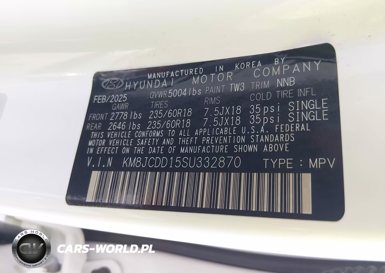 2025 Hyundai Tucson Hybrid Sel Convenience VIN:KM8JCDD15SU332870 - 9