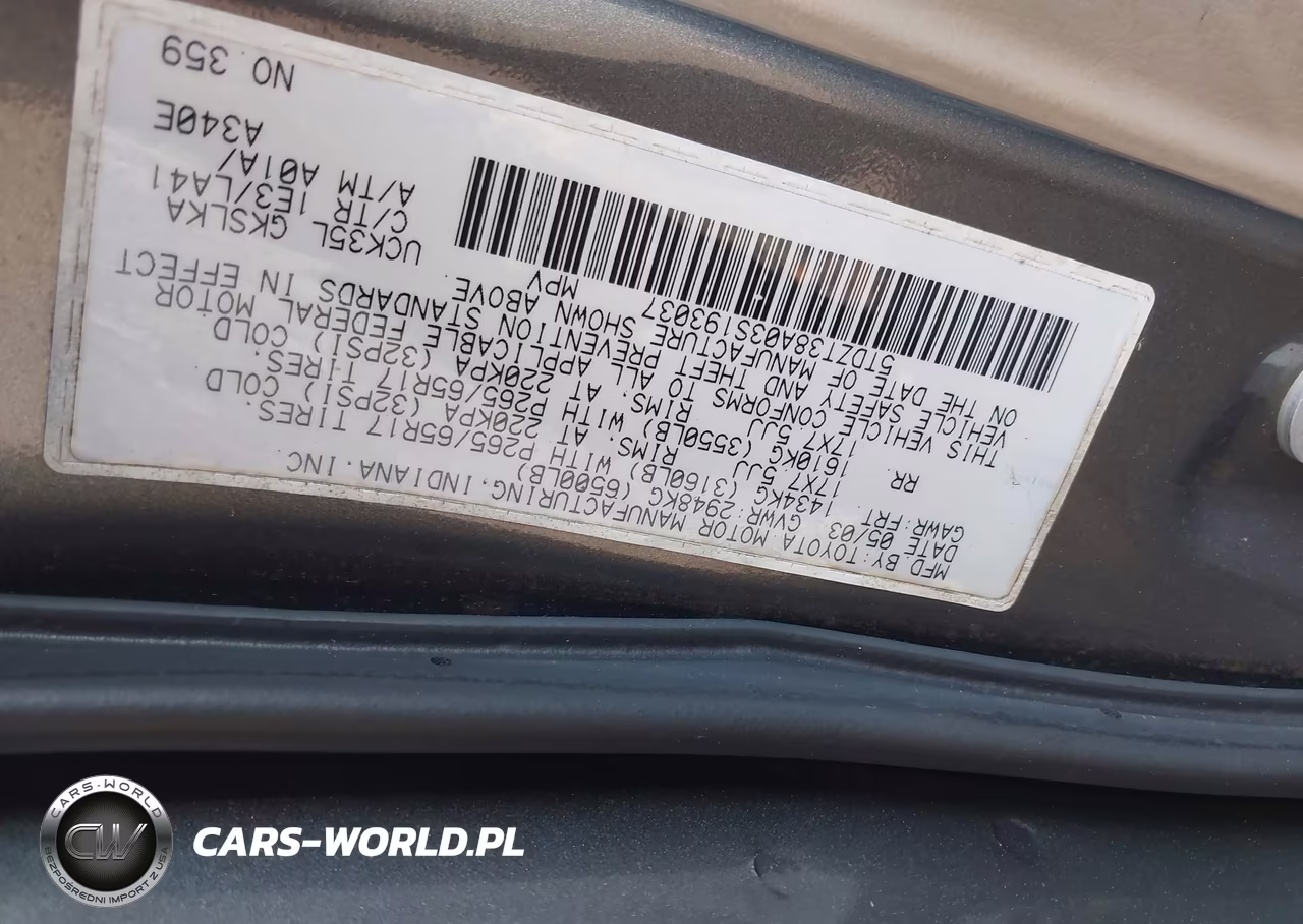 2003 Toyota Sequoia Limited V8 VIN:5TDZT38A03S193037 - 9