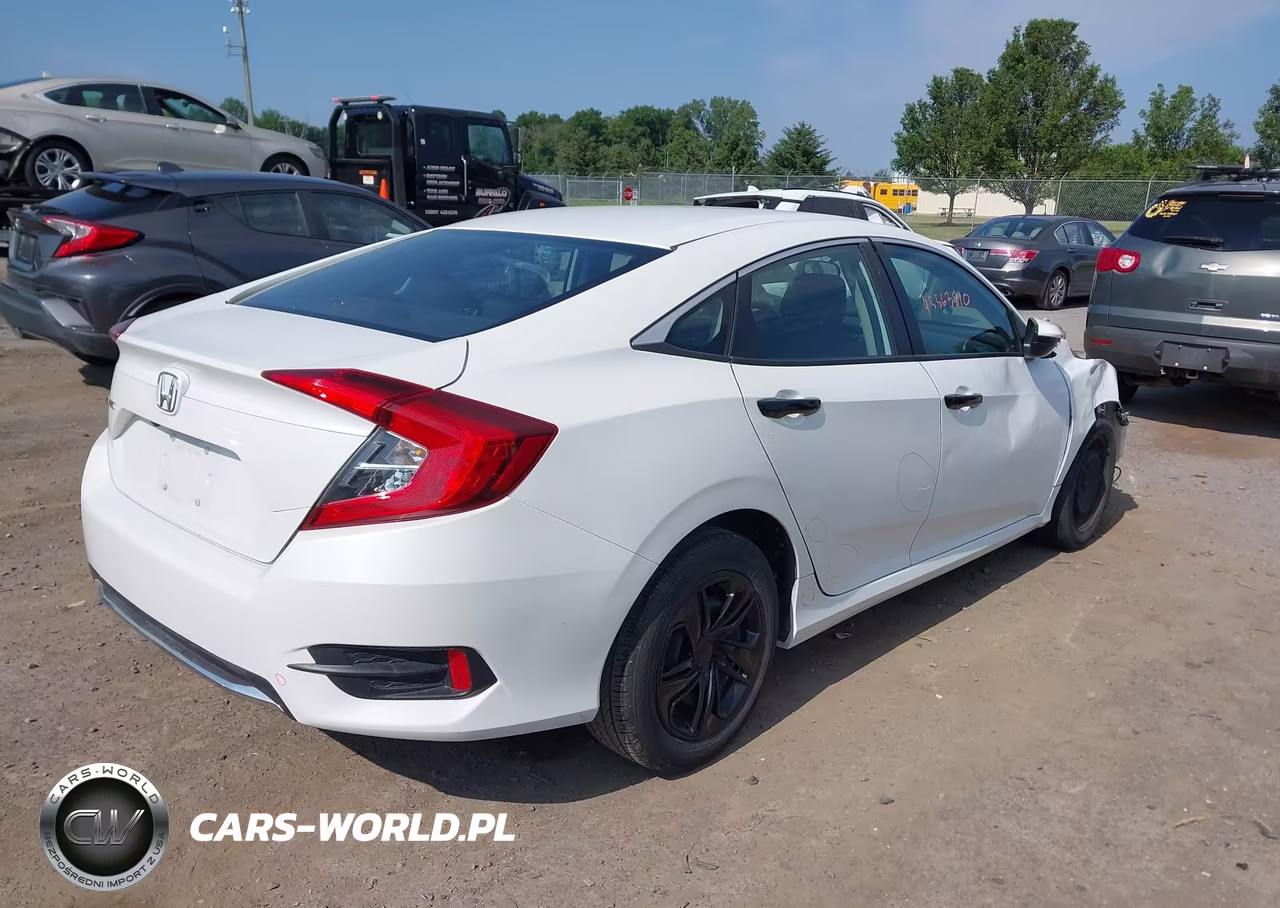 2021 Honda Civic Lx VIN:19XFC2F61ME200410 - 4
