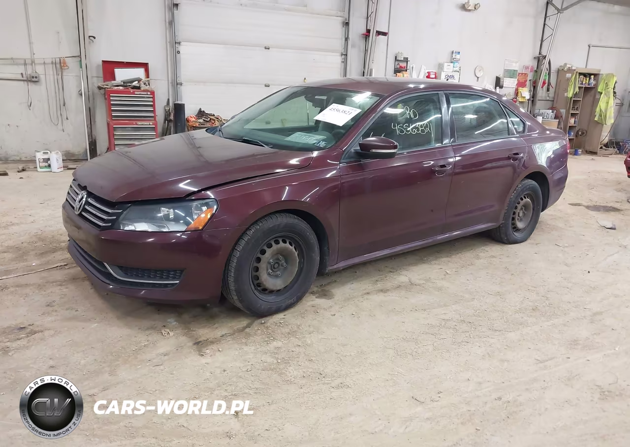 2014 Volkswagen Passat 2.5L S VIN:1VWAP7A31EC012209 - 2
