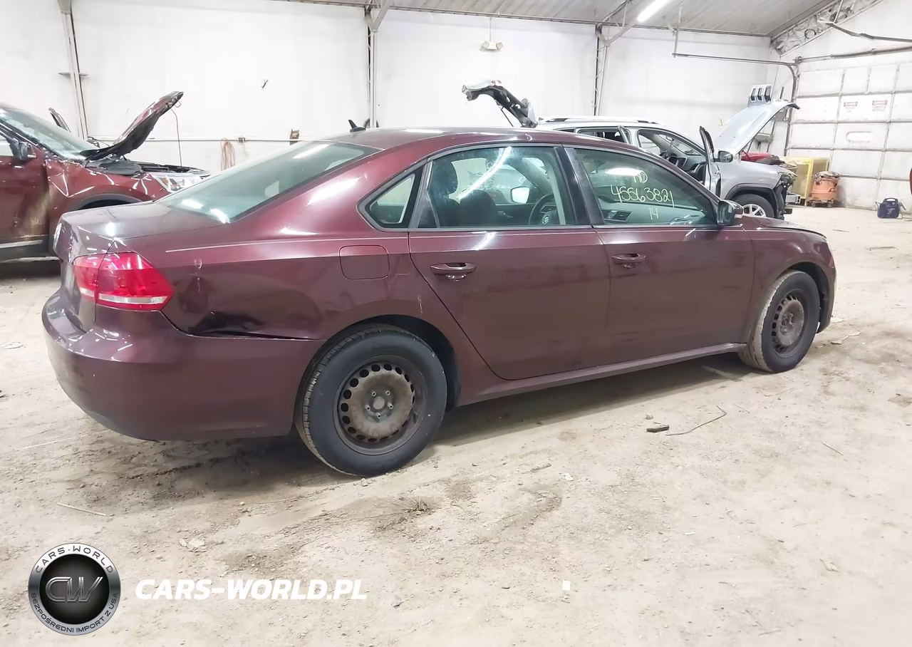 2014 Volkswagen Passat 2.5L S VIN:1VWAP7A31EC012209 - 4