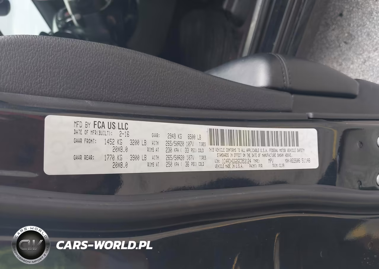 2016 Dodge Durango Limited VIN:1C4RDHDG2GC353124 - 9