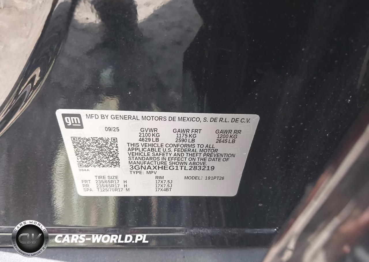 2026 Chevrolet Equinox Fwd Lt VIN:3GNAXHEG1TL283219 - 9