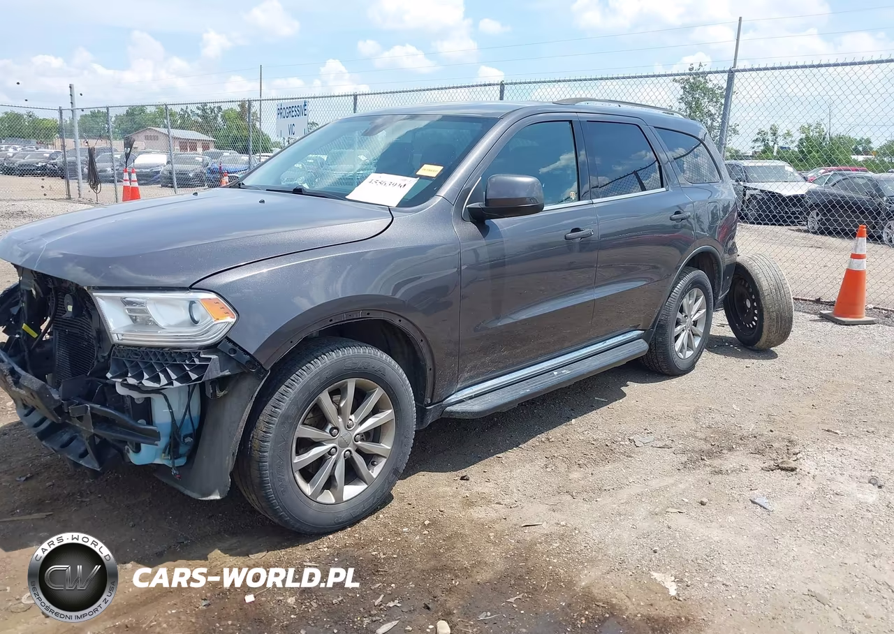 2017 Dodge Durango Sxt Awd VIN:1C4RDJAG3HC606514 - 2