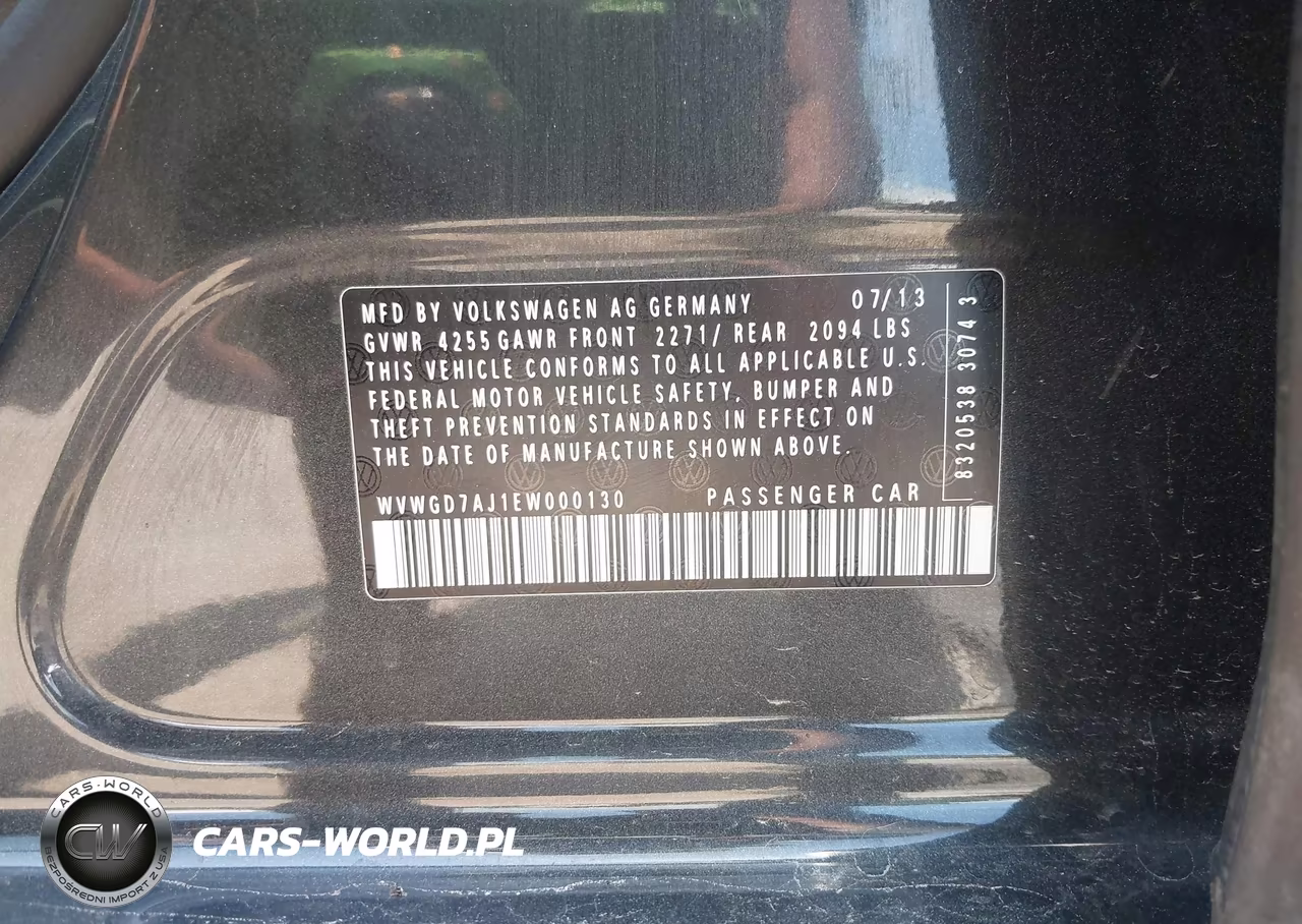 2014 Volkswagen Gti Wolfsburg Edition VIN:WVWGD7AJ1EW000130 - 9
