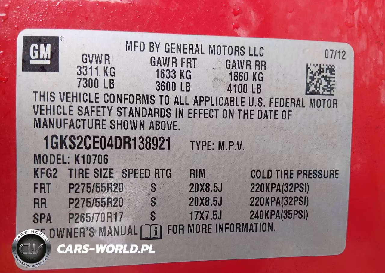2013 GMC Yukon Slt VIN:1GKS2CE04DR138921 - 9