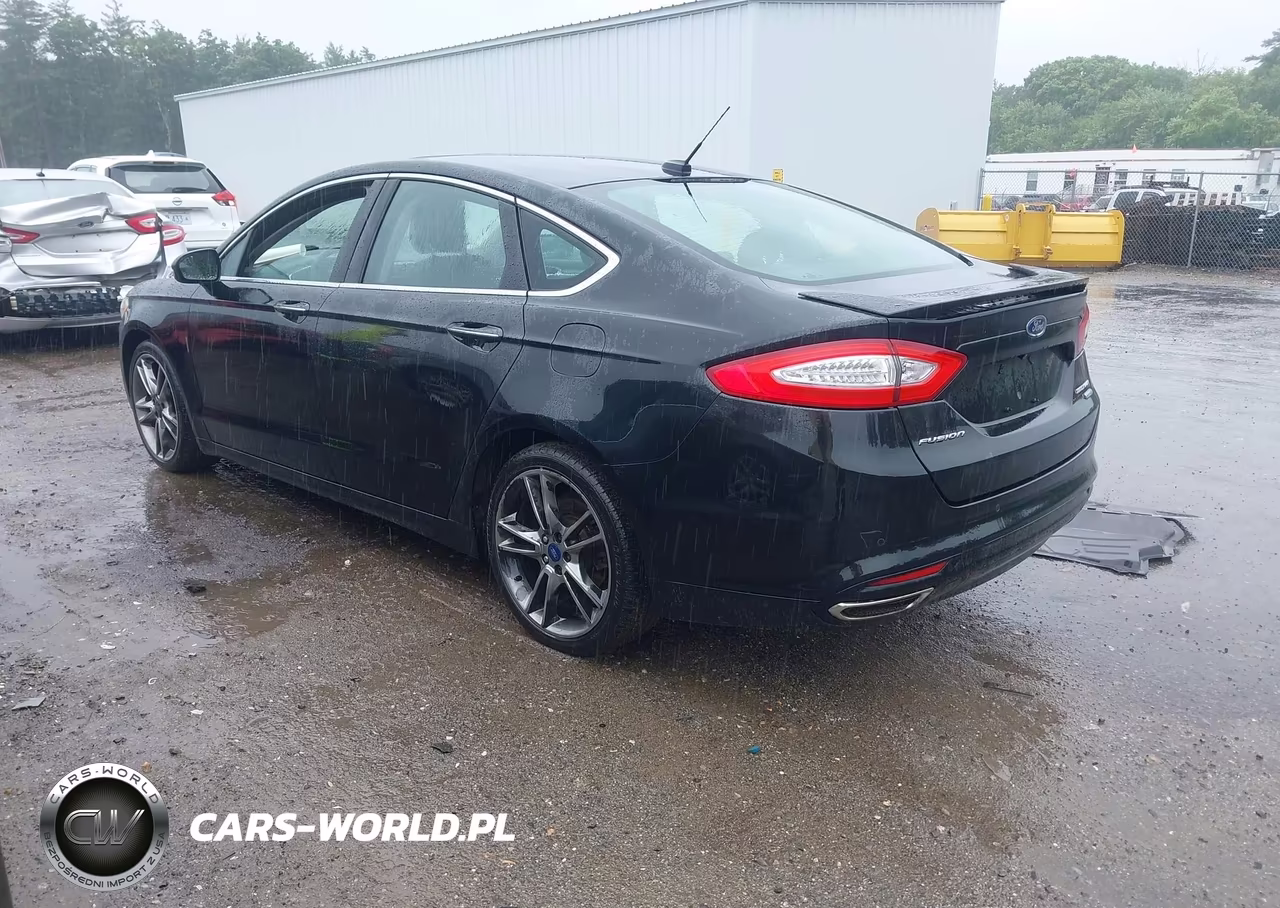 2014 Ford Fusion Titanium VIN:3FA6P0K91ER303075 - 3