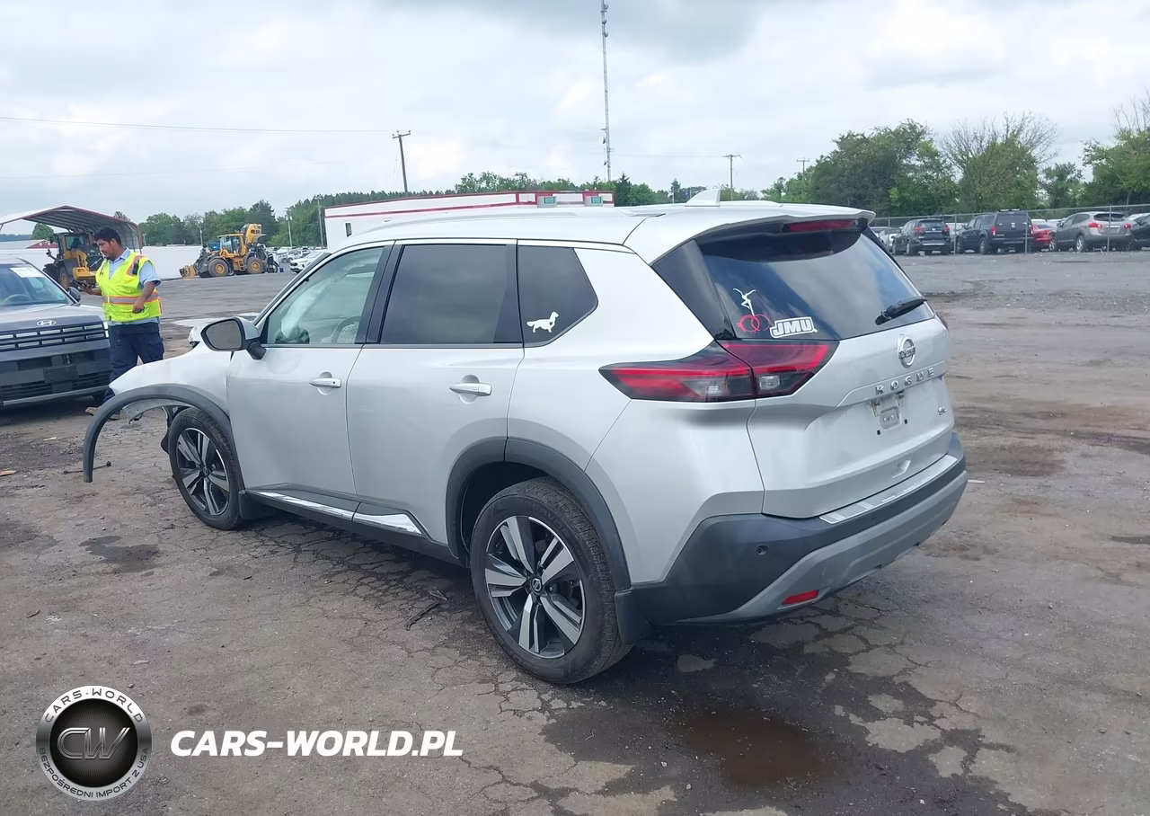 2021 Nissan Rogue Sl Fwd VIN:5N1AT3CA4MC679692 - 3