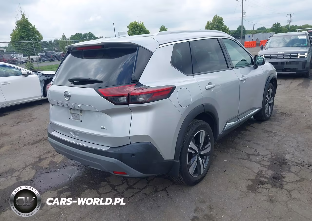 2021 Nissan Rogue Sl Fwd VIN:5N1AT3CA4MC679692 - 4