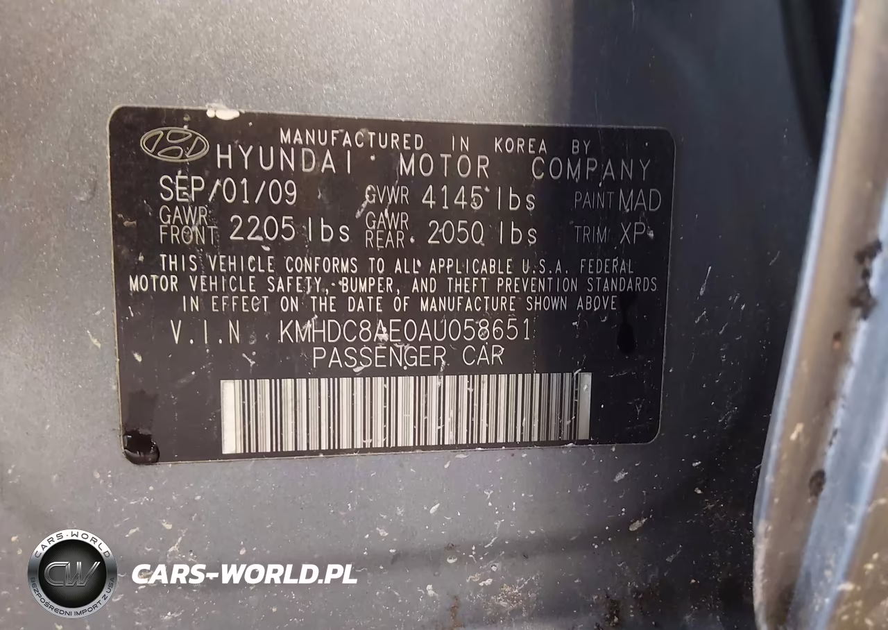 2010 Hyundai Elantra Touring Se VIN:KMHDC8AE0AU058651 - 9