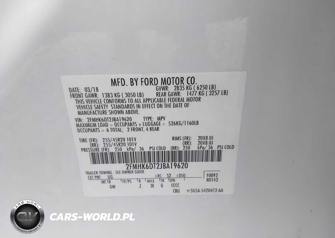 2018 Ford Flex Limited VIN:2FMHK6DT2JBA19620 - 9