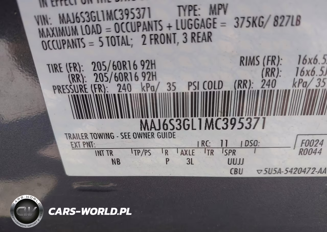 2021 Ford Ecosport Se VIN:MAJ6S3GL1MC395371 - 9