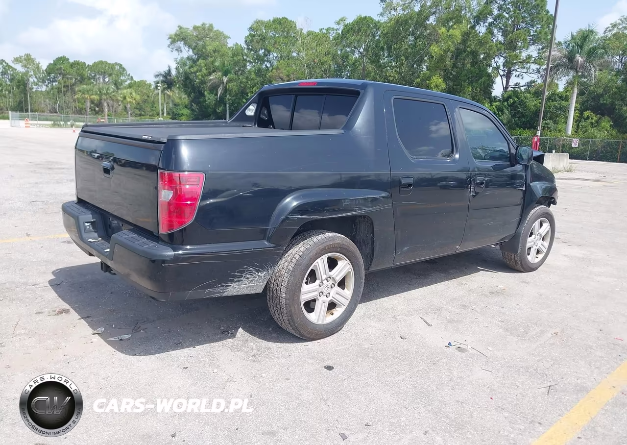 2011 Honda Ridgeline Rtl VIN:5FPYK1F55BB010833 - 4