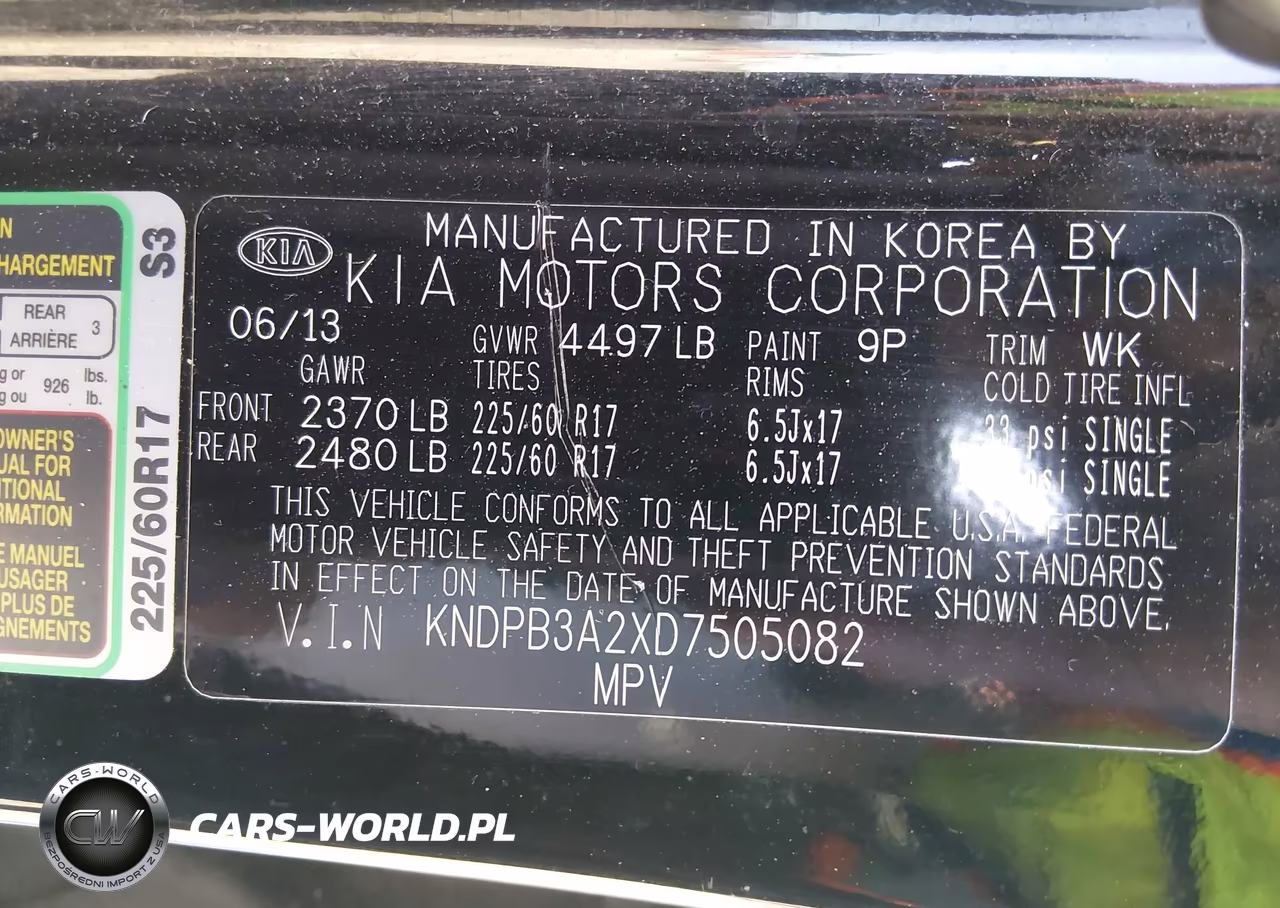 2013 Kia Sportage Lx VIN:KNDPB3A2XD7505082 - 9