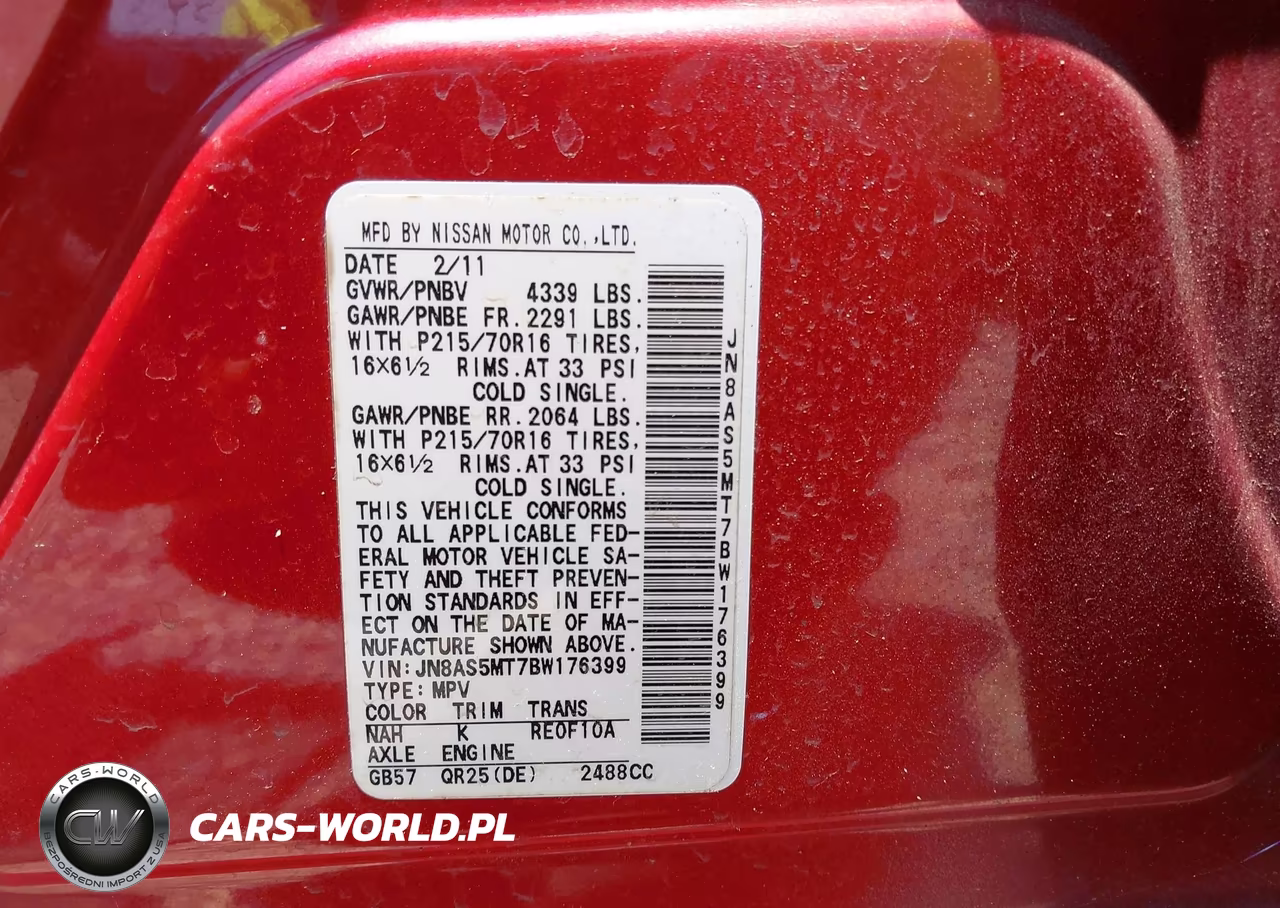 2011 Nissan Rogue S VIN:JN8AS5MT7BW176399 - 9