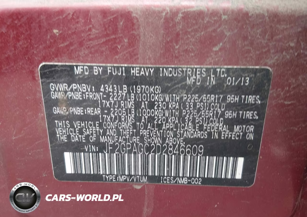 2013 Subaru Xv Crosstrek 2.0I Limited VIN:JF2GPAGC2D2846609 - 9