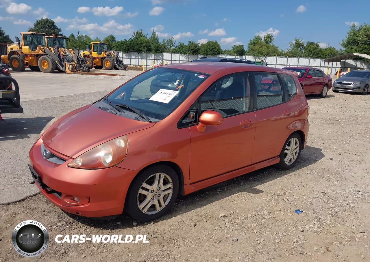 2007 Honda Fit Sport VIN:JHMGD38637S055505 - 2