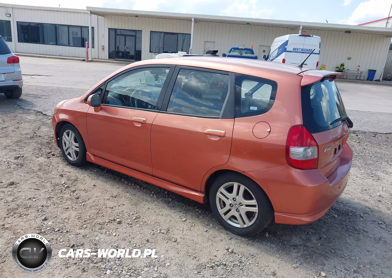 2007 Honda Fit Sport VIN:JHMGD38637S055505 - 3