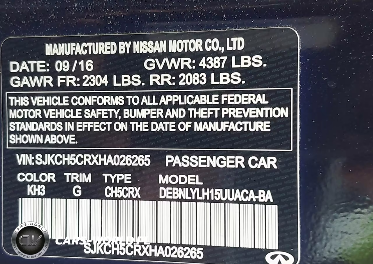 2017 Infiniti Qx30 Premium VIN:SJKCH5CRXHA026265 - 9