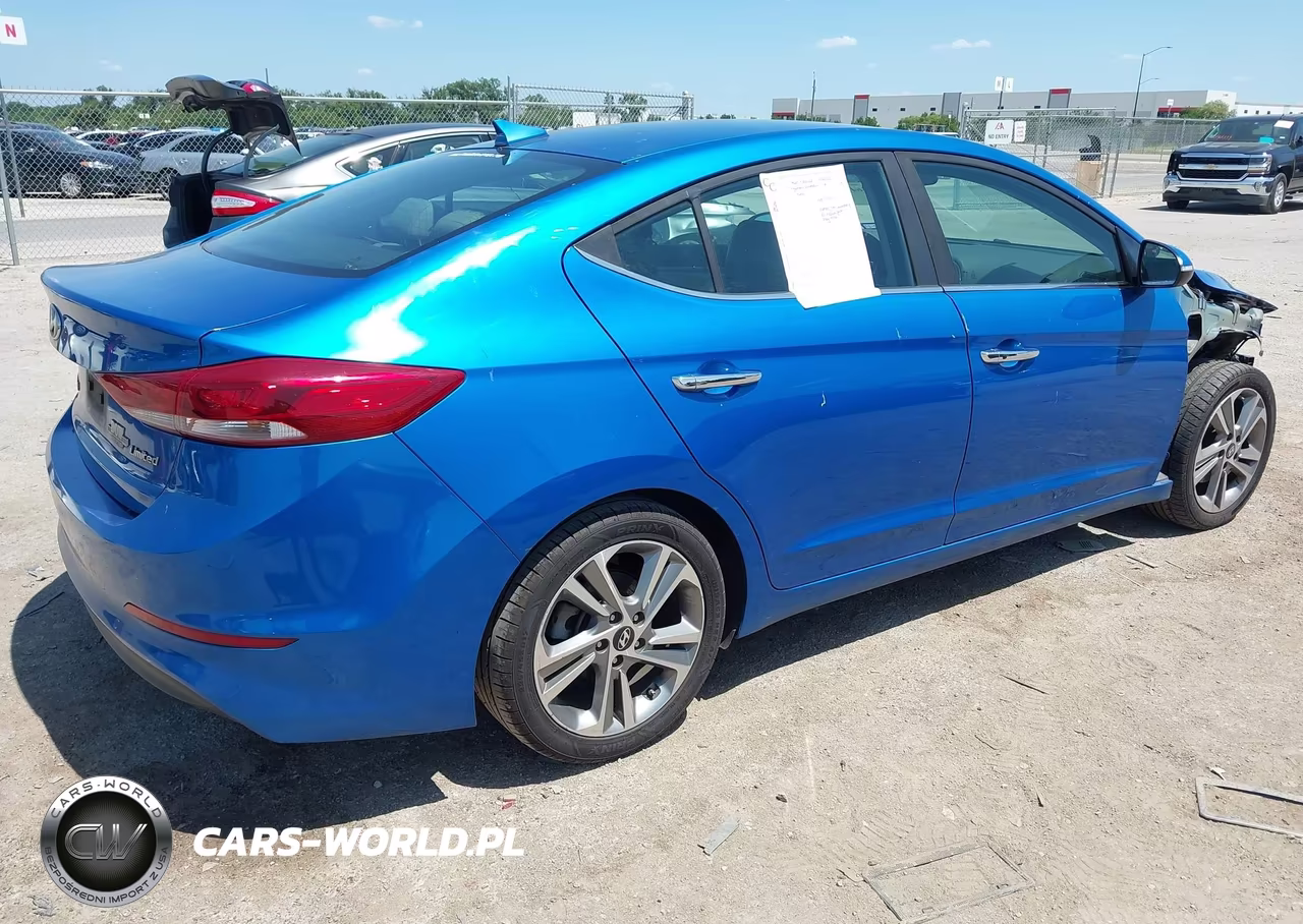 2017 Hyundai Elantra Limited VIN:KMHD84LF7HU267556 - 4