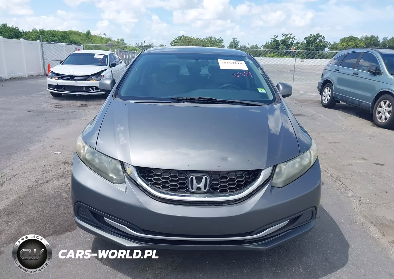 2013 Honda Civic Lx VIN:2HGFB2F51DH300653 - 12