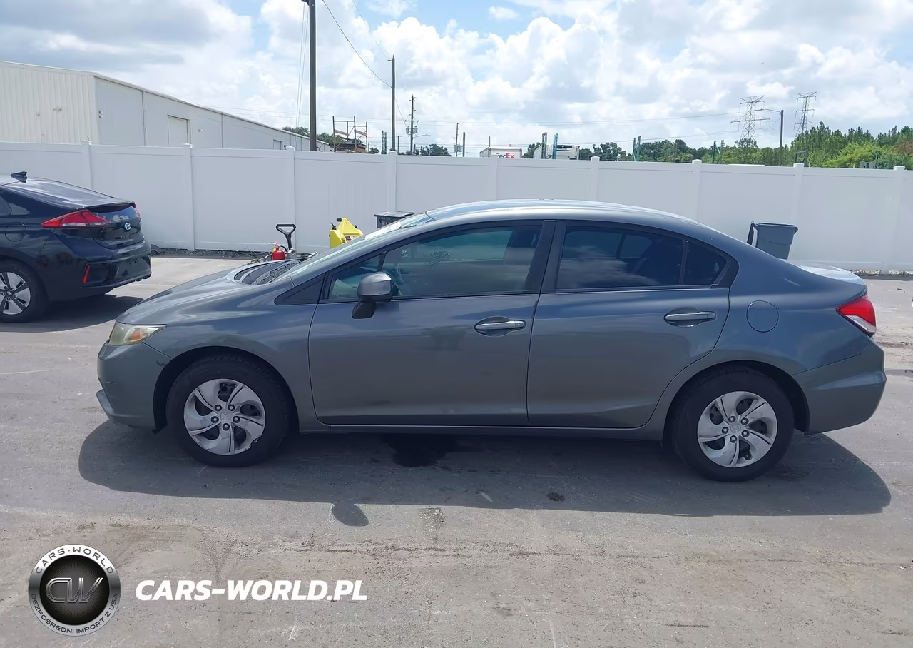 2013 Honda Civic Lx VIN:2HGFB2F51DH300653 - 14