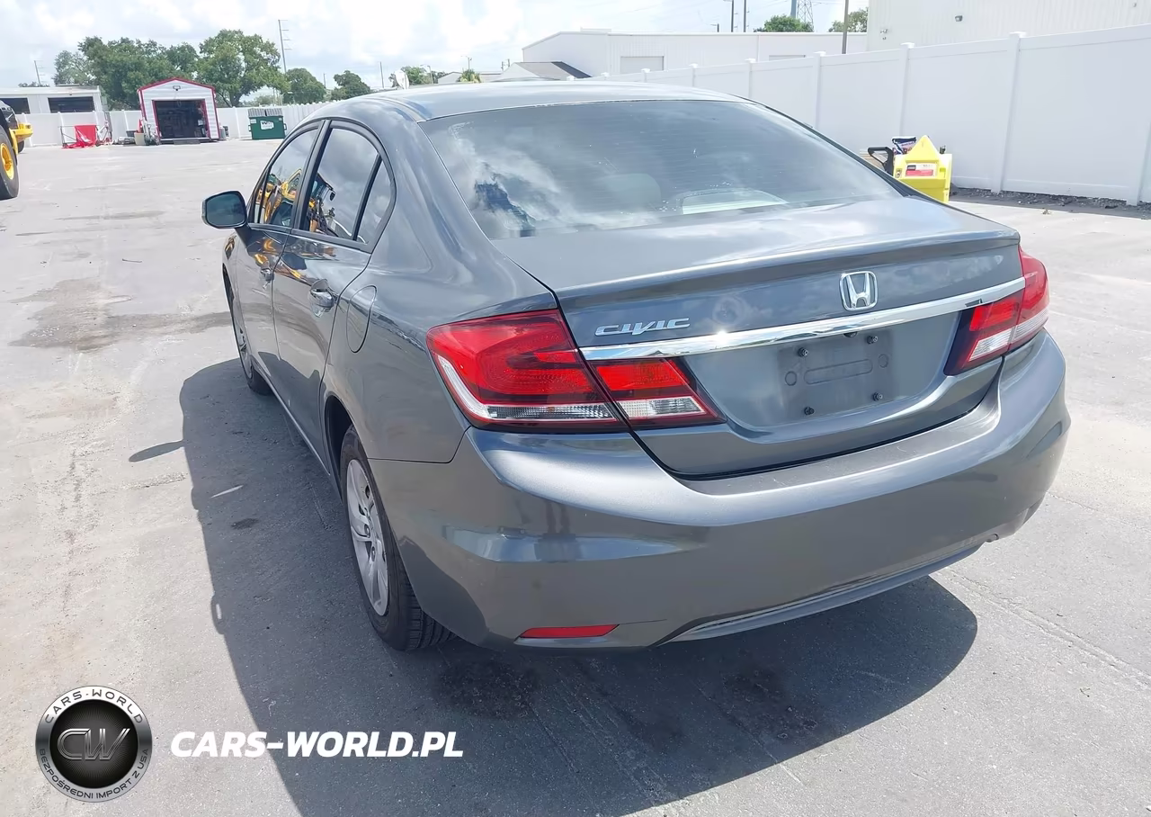 2013 Honda Civic Lx VIN:2HGFB2F51DH300653 - 3