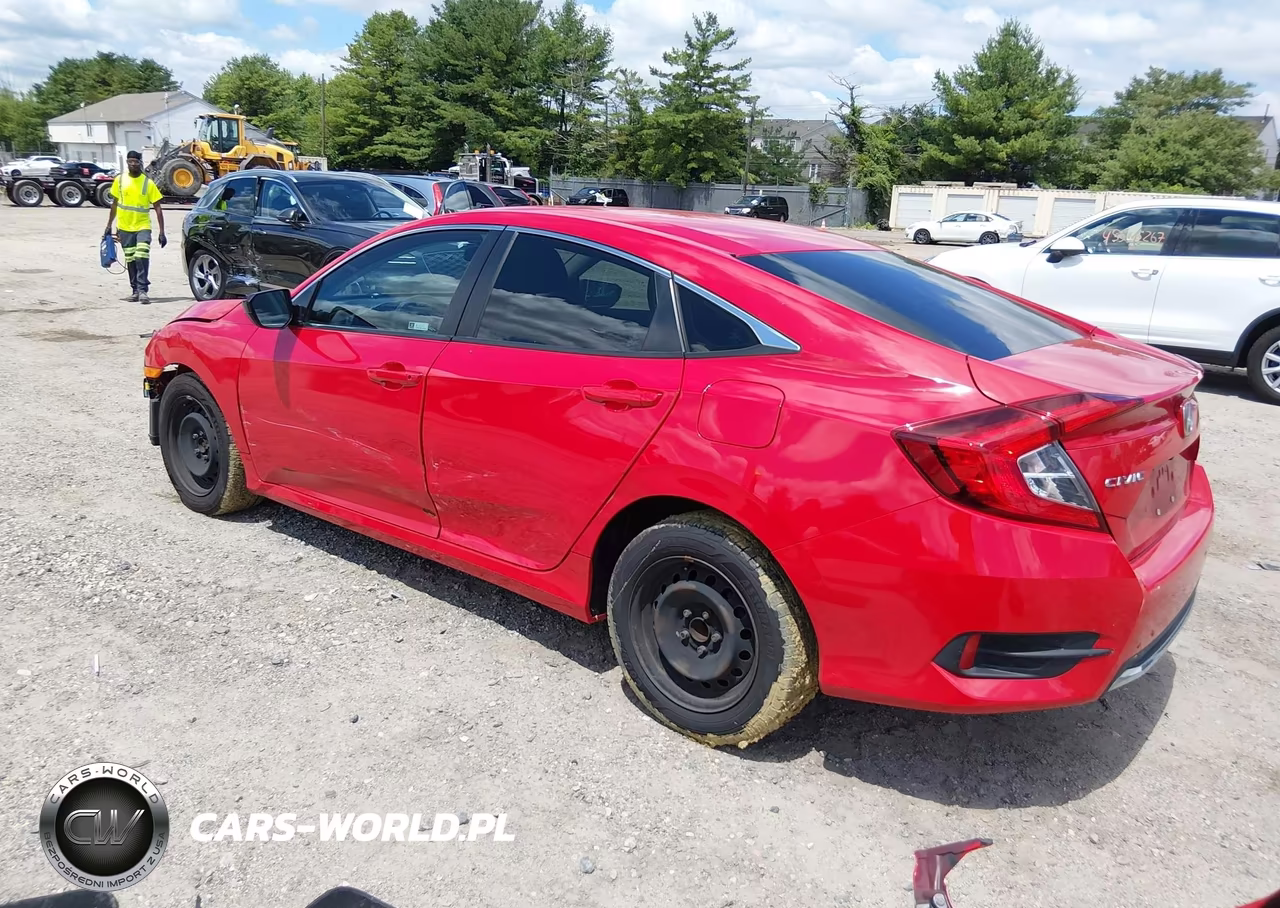 2019 Honda Civic Lx VIN:2HGFC2F62KH543200 - 3