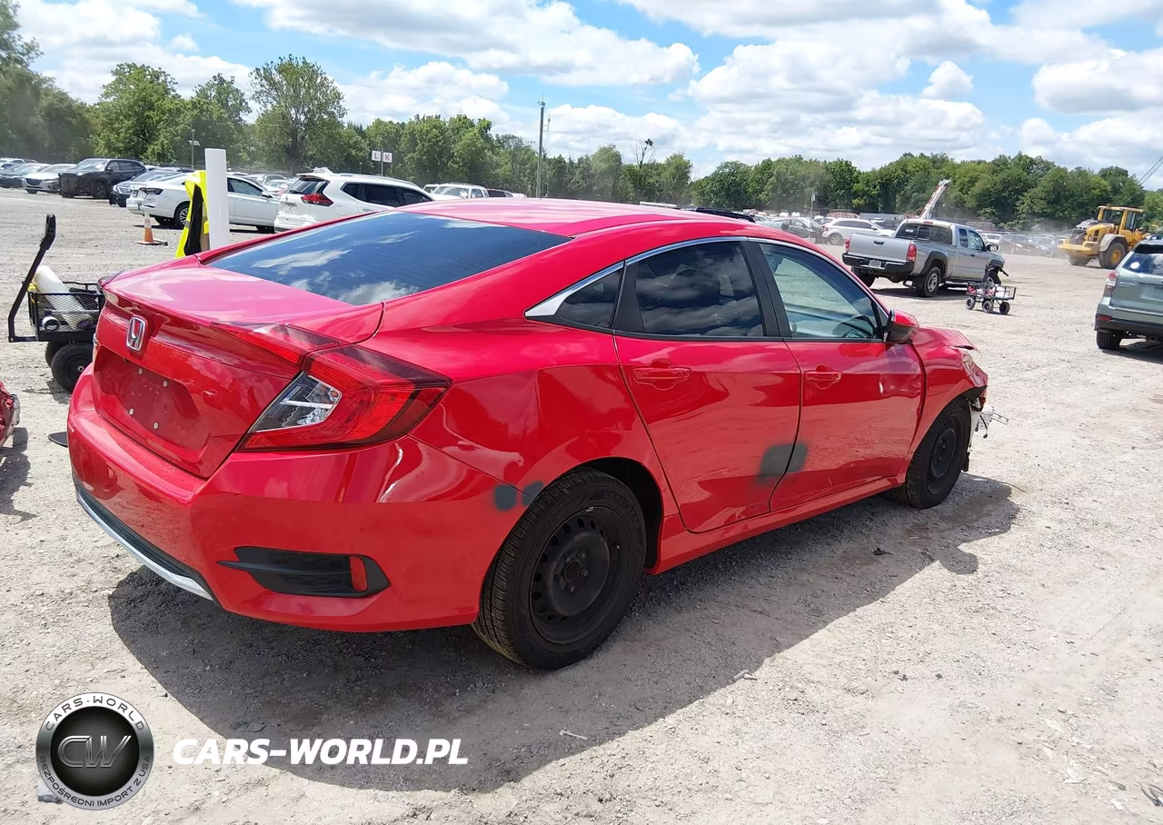 2019 Honda Civic Lx VIN:2HGFC2F62KH543200 - 4