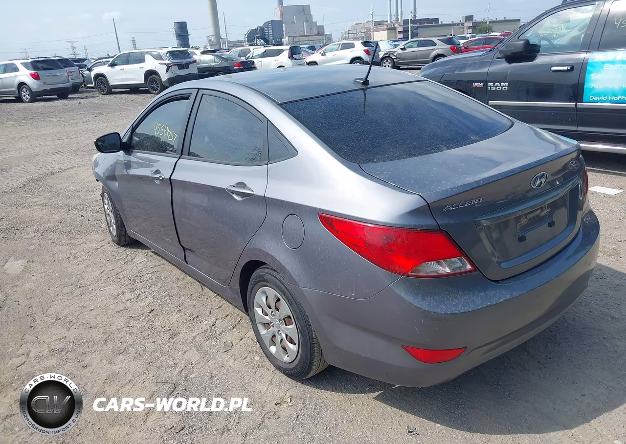 2015 Hyundai Accent Gls VIN:KMHCT4AE6FU885193 - 3