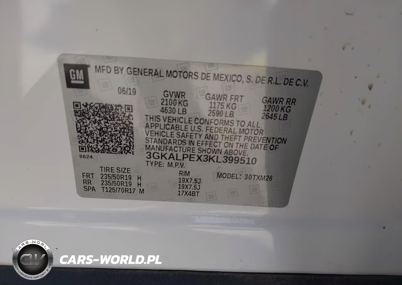 2019 GMC Terrain Slt VIN:3GKALPEX3KL399510 - 9