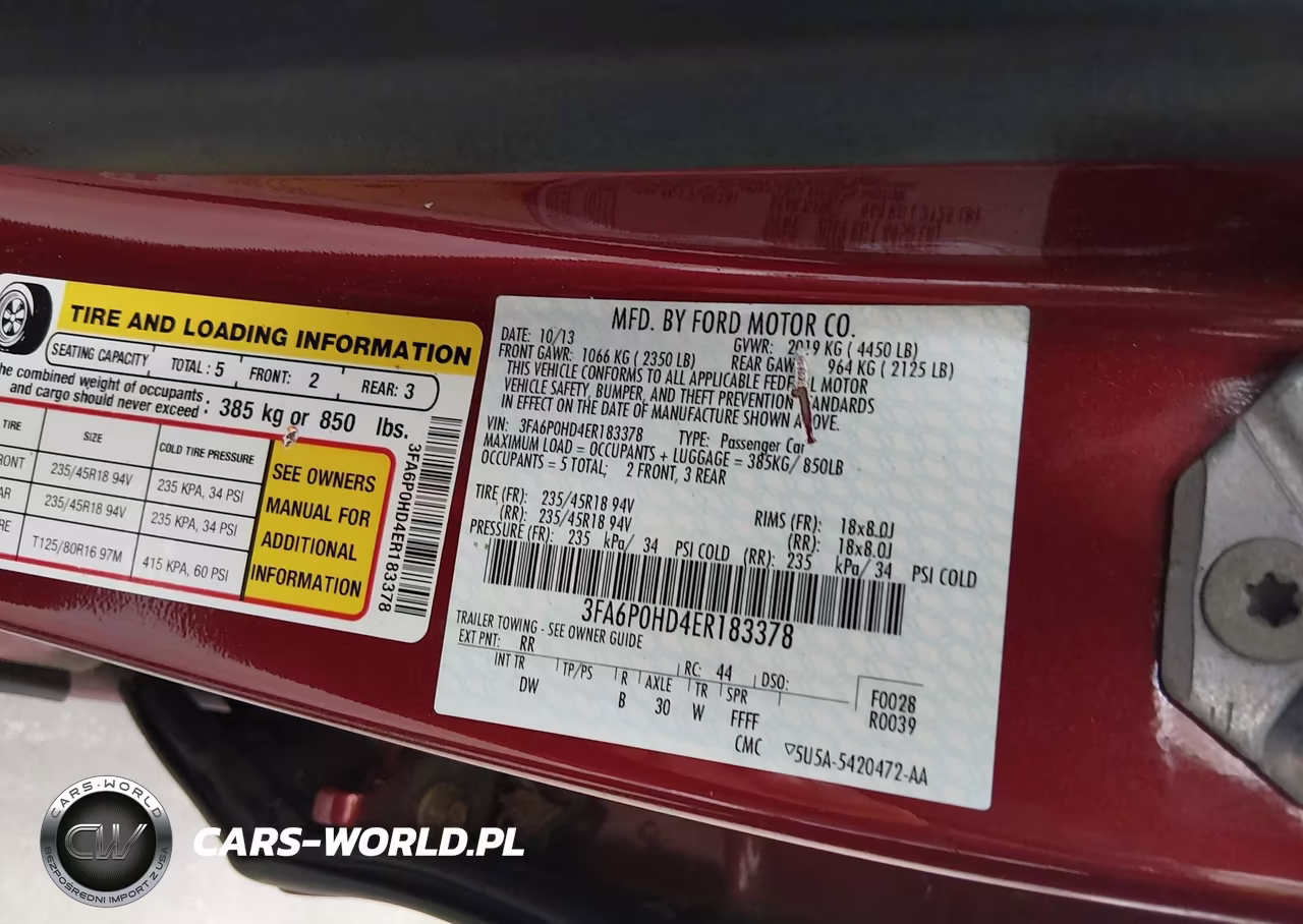 2014 Ford Fusion Se VIN:3FA6P0HD4ER183378 - 9