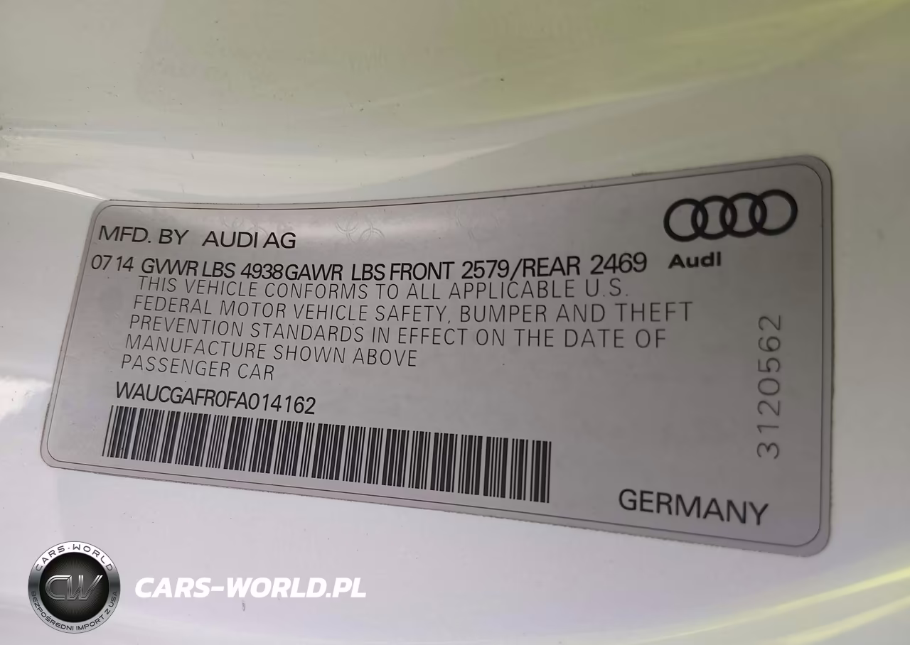 2015 Audi S5 3.0T Premium Plus VIN:WAUCGAFR0FA014162 - 9