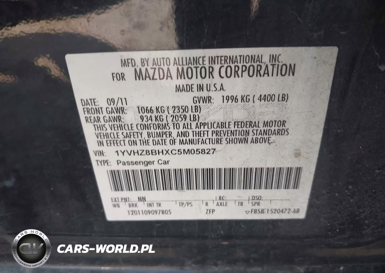 2012 Mazda Mazda6 I Sport VIN:1YVHZ8BHXC5M05827 - 9