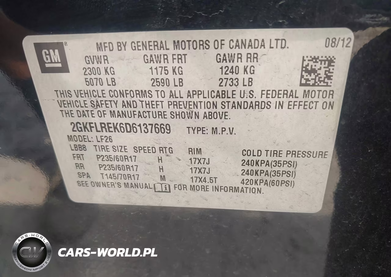2013 GMC Terrain Sle-1 VIN:2GKFLREK6D6137669 - 9