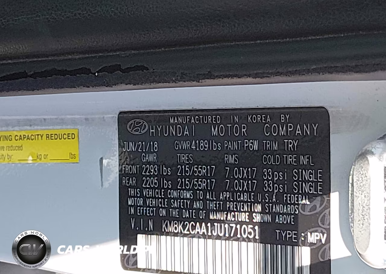2018 Hyundai Kona Sel VIN:KM8K2CAA1JU171051 - 9