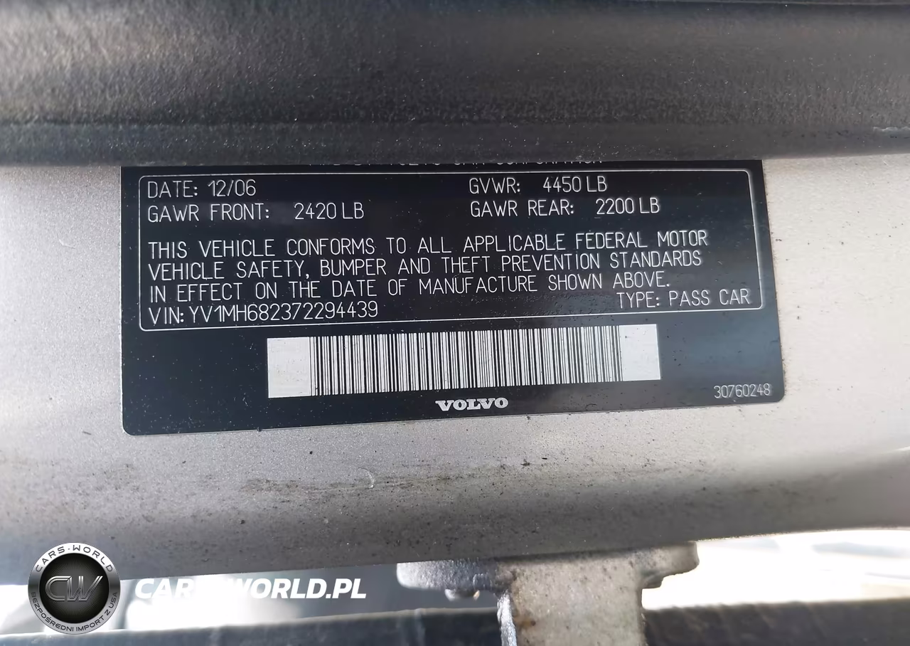 2007 Volvo S40 T5 VIN:YV1MH682372294439 - 9