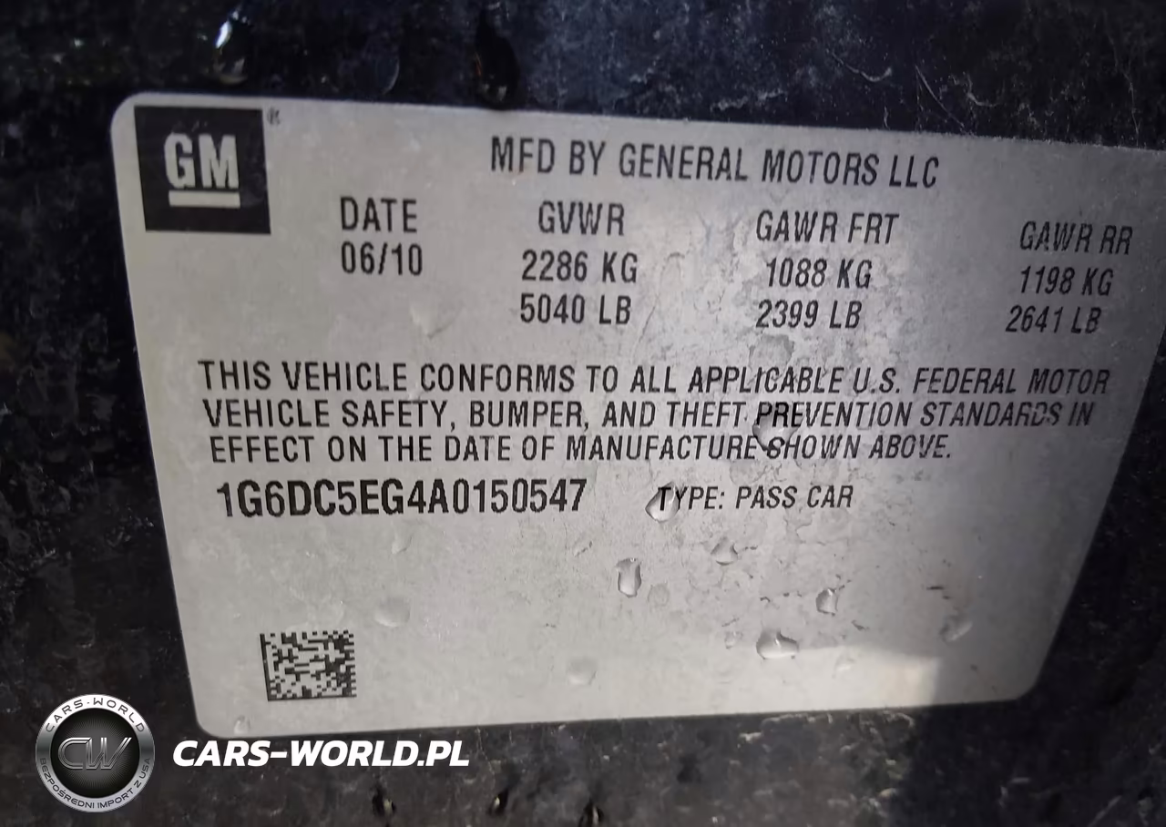 2010 Cadillac Cts VIN:1G6DC5EG4A0150547 - 9