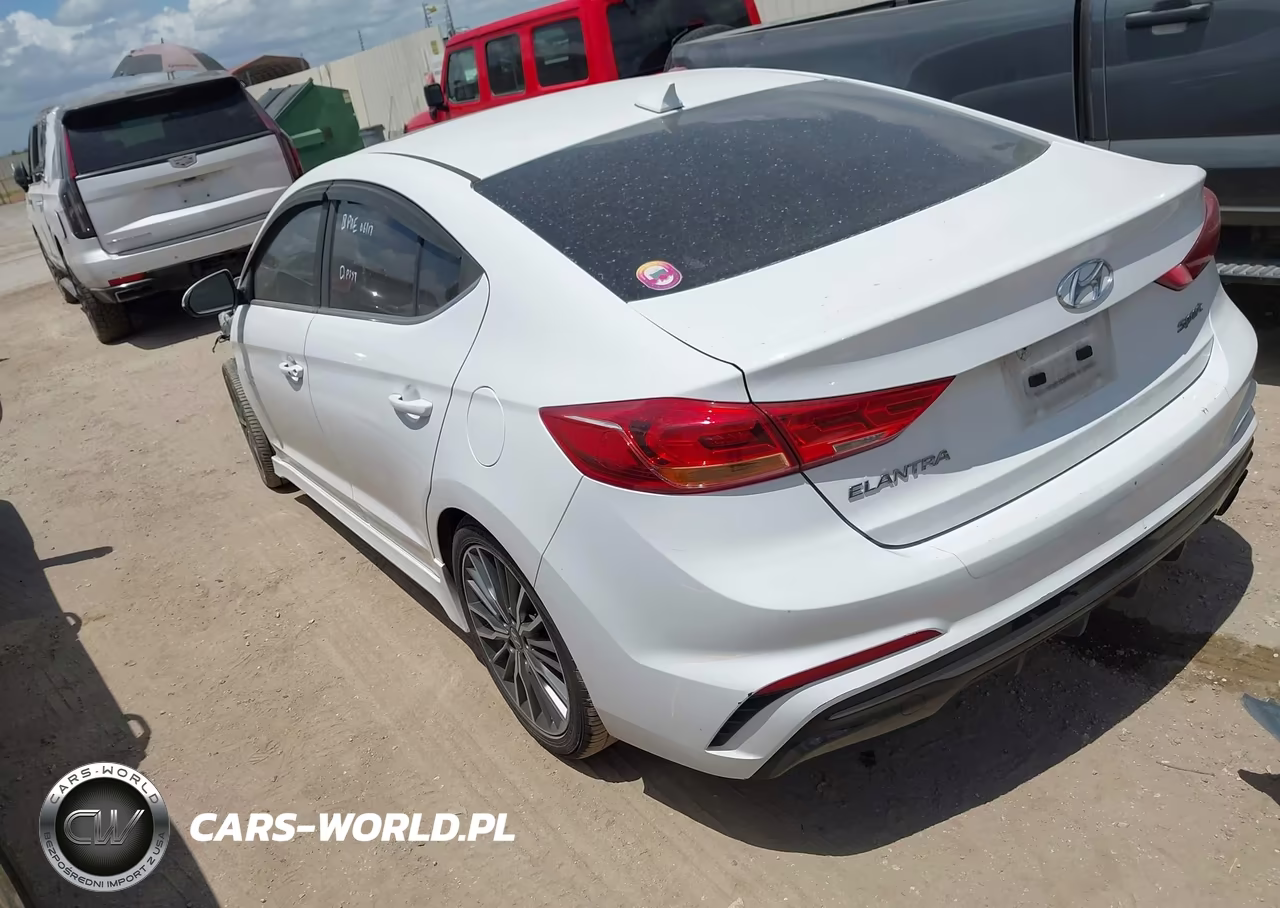 2018 Hyundai Elantra Sport VIN:KMHD04LB7JU450224 - 3